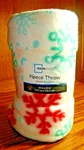 Nwt Walmart Mainstays Fleece Throw Blanket 50"X 60" White W/snowflakes Gift 605. Fixed Price $15.99.