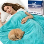 Cozy Kids Weighted Blanket With Removable Cover - Super Soft Comfort. Fixed Price $107.99.