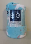 The Big One Oversized Plush Throw Unicorn & Rainbow Design. Fixed Price $15.60.