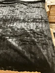 Fabulous Furs Donna Salyers Deluxe Black Mink Faux Throw 60X 70 Blanket. Fixed Price $75.00.
