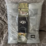 New Ugg Mischa Teal Outdoor Blanket 60 X72 Sidewalk Stripe Water Resistant. Fixed Price $80.02.