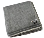 Nhz Natural Xl Himalayan Cashmere Blanket/throw 90"X108" From Nepal (charcoal). Fixed Price $130.49.
