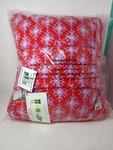 New Vera Bradley Petite Paradise Red Fleece Travel Blanket 60" X 45" Carry-on. Fixed Price $19.99.