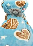Deco Blue Christmas Gingerbread Man House Cozy Throw Blanket 2024. Fixed Price $40.00.
