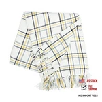 Honey Bee Plaid Throw Blanket Yellow Black White Pattern Spring Soft. Fixed Price $67.78.
