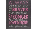 Always Remember Gift Ready Throw Blanket. Fixed Price $69.95.