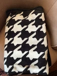 Vera Bradley Midnight Houndstooth Cozy Fleece Throw Blanket 48X80 - Retired. Fixed Price $54.99.