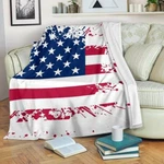 American Flag Fleece Blanket Usa Patriot, Cozy Bedding Cor Gift. Fixed Price $46.99.