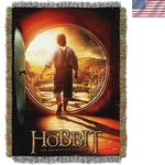 Lord Of The Rings - Hobbit Woven Tapestry Throw Blanket, 48" X 60", First.... Fixed Price $63.99.