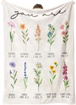 Afterprints Christian Gifts For Women, Blanket With Flowers, Birthday. Fixed Price $27.92.