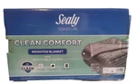 Sealy Clean Comfort 20LBS Weighted Blanket, Removable COVER-48" X 72". Fixed Price $45.95.
