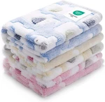 Blankets Super Soft Fluffy 23X16 Inch (pack 3), Blue/pink/yellow. Fixed Price $23.07.