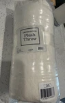 New Ulta Beauty Limited Edition White Color Plush Throw Blanket 50X60 Sealed. Fixed Price $19.99.