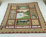 Vintage Applique Fishing Quilt Man Cave Cabin Outdoor Novelty Patch Magic 58X49. Fixed Price $71.25.