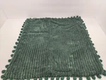 Fancy Homi Pack Of 2 Green Decorative Throw Pillow Covers With Pom-poms Open Box. Fixed Price $17.50.
