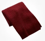 Ralph Lauren Home Cable Cashmere Throw Blanket Bordeaux Pristine 2 Available. Fixed Price $319.99.