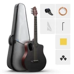 Carbon Wood Acoustic Electric Guitar Donner RISING-G2 38 Inch Intermediate Kit. Fixed Price $159.99.