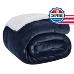 Bedsure Gentlesoft Sherpa Fleece Twin Blanket Couch Warm Cozy No Wires. Fixed Price $51.27.