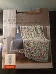 Premier Comfort Heated Cozy Plush Reversible Throw Blanket. 5 Setting Auto Shut. Fixed Price $59.99.