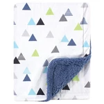 Hudson Baby Plush Mink & Sherpa Blanket, Abstract, Ultra-soft, One Size. Fixed Price $29.87.