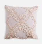 Peri Home Metallic Chenille - Decorative Pillow 18X18 Inches Blush. Fixed Price $10.00.