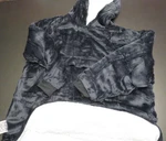 New Yescool Wearable Blanket Hoodie Kids, Oversized Child, Grey 30" Long. Fixed Price $16.99.