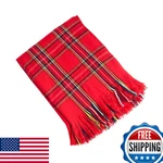 Saro Lifestyle TH123.R5060 Plaid Design Throw Red 50X60. Fixed Price $57.72.