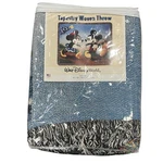 Disney Spring Picnic Walt World Tapestry Woven Throw 60X50 Usa Cotton. Fixed Price $28.88.
