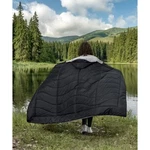 Weatherproof Vintage Reversable Soft Summit Hooded Outdoor Blanket Black 54"X72". Fixed Price $39.99.