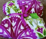 Vera Bradley Cozy Plush Throw Blanket Julep Tulip Pink White Rare Nwt New Sealed. Fixed Price $169.50.