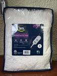 Serta Leena Shaggy Faux Fur Heated Throw Blanket-white/ivory New. Fixed Price $38.25.