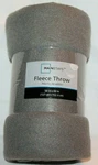 Mainstays Grey Flannel Fleece Throw 50 X 60. Fixed Price $14.23.