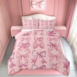 Feelyou Pink Bedding Set - Girls Boys Twin Size Cute Bowknot Comforter. Fixed Price $29.87.