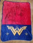 Wonder Woman Fleece Throw Red Blue 56"X40" Dc Comics Franco Blanket. Fixed Price $18.99.