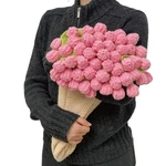 Pink Rose Flowers Bouquet Blanket, Tulip Throw Blankets, Romantic Gift.... Fixed Price $39.45.