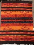 Throw Blanket, Soft Cozy Warm Ecuadane Ecuador Aztec Vegan 48 X 70 Orange Red. Fixed Price $39.99.