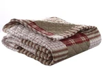Eddie Bauer Camano Island Plaid Cotton Red Throw BLANKET-50X60. Fixed Price $59.99.