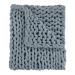 Chunky Knit Throw Blanket 50IN X 40IN Home Bedroom New. Fixed Price $80.00.