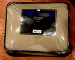 Luxor Linens Majestic Sherpa /fleece Down Alt. Blanket*king*beige*nip. Fixed Price $34.99.