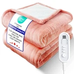 Leerun Electric Heated Blanket Size, Ultra Cozy Premium Full, Pink. Fixed Price $97.29.
