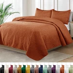 Luxury Bedspread Bedding Set 3 Piece Quilted Coverlet Throw Queen King Size. Fixed Price $22.51.