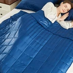 Cooling Weighted Blanket 48"X72" 15LBS, Ultra Soft & Machine Washable. Fixed Price $69.99.