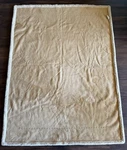 Woolrich Home Faux Fur & Suede Back Throw Blanket Tan 50X66 Beautiful!. Fixed Price $60.00.