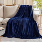 Fleece Plush Throw Blanket Navy BLUE(50 By 60 Inches),super Soft Fuzzy Cozy F.... Fixed Price $16.93.
