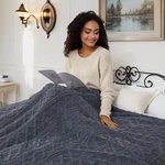 Electric Heated Blanket Full Size 72"X84", Ultra Soft Sherpa Fleece, 9 L.... Fixed Price $58.17.