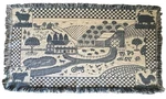 Vintage Farm House Barn Animal Tapestry Throw With Fringe Grandmacore 24 X45. Fixed Price $19.00.