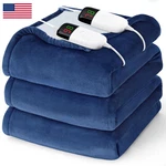 Bomova Heated Electric Blanket Queen Size - 84 X 90 Heating Dual. Fixed Price $75.62.