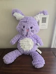 The Purple Bunny Rabbit Plush Stuffed Animal 16". Fixed Price $15.00.