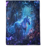 Enchanted Unicorn Fleece Blanket - Lightweight Soft Cozy Gifts Throw For Anim.... Fixed Price $90.59.