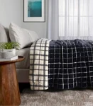 Life Comfort Reversible Sherpa Fleece Blanket In Queen Size Blue. Fixed Price $45.98.